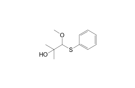 1-Methoxy-2-methyl-1-(phenylthio)-2-propanol