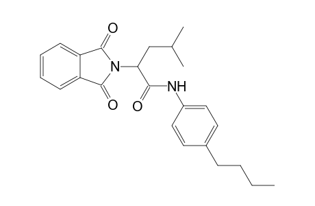 2-[1,3-bis(oxidanylidene)isoindol-2-yl]-N-(4-butylphenyl)-4-methyl-pentanamide