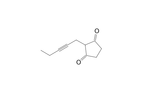 2-Pent-2-ynylcyclopentane-1,3-dione