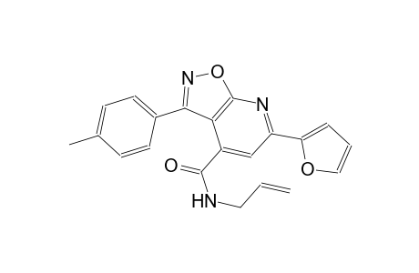 isoxazolo[5,4-b]pyridine-4-carboxamide, 6-(2-furanyl)-3-(4-methylphenyl)-N-(2-propenyl)-