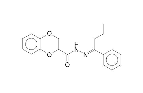 N'-(1-Phenylbutylidene)-1,4-benzodioxan-2-carbohydrazide