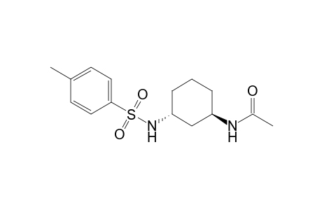 Acetamide, N-[3-[[(4-methylphenyl)sulfonyl]amino]cyclohexyl]-, trans-
