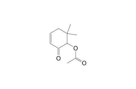 (6,6-dimethyl-2-oxidanylidene-cyclohex-3-en-1-yl) ethanoate