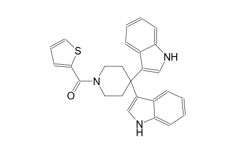 1H-indole, 3-[4-(1H-indol-3-yl)-1-(2-thienylcarbonyl)-4-piperidinyl]-