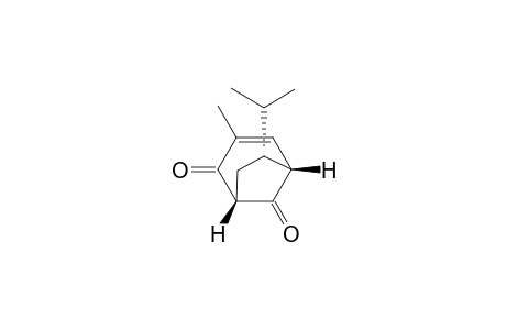Bicyclo[3.2.1]oct-3-ene-2,8-dione, 3-methyl-6-(1-methylethyl)-, (1R-endo)-