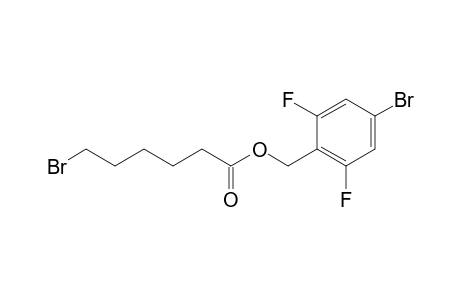 6-Bromocaproic acid, 2,6-difluoro-4-bromophenyl ester