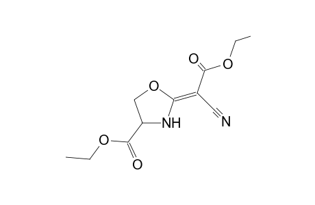 (2Z)-2-(1-cyano-2-ethoxy-2-keto-ethylidene)oxazolidine-4-carboxylic acid ethyl ester