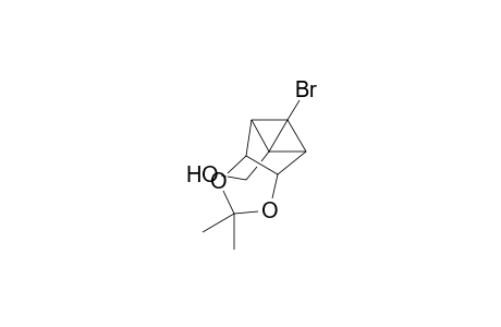 4-Bromo-8,8-dimethyl-7,9-dioxatetracyclo[4.3.0.0(2,4).0(3,5)]nonan-3-ylmethanol