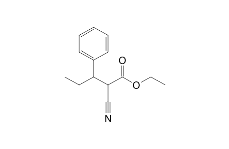 Ethyl 2-cyano-3-phenylpentanoate