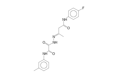 3'-Methyloxanilic acid N'-[2-(4-fluorophenylcarbamoyl)-1-methylethylidene]hydrazide