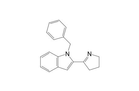 1H-Indole, 2-(3,4-dihydro-2H-pyrrol-5-yl)-1-(phenylmethyl)-