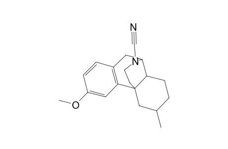 Morphinan-17-carbonitrile, 3-methoxy-6-methyl-, (6.alpha.)-