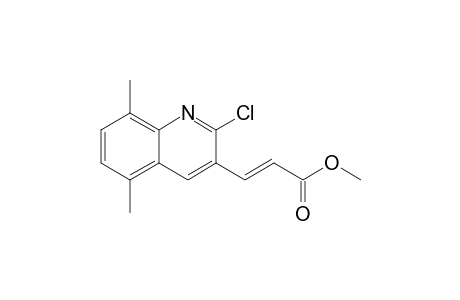Methyl (E)-3-(2-chloro-5,8-dimethylquinolin-3-yl)acrylate