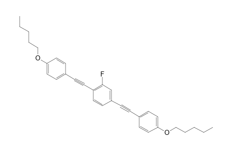 1-[2-{3-Fluoro-4-(2-{4-(pentyloxy)phenyl}ethynyl)phenyl}ethynyl]-4-(pentyloxy)benzene
