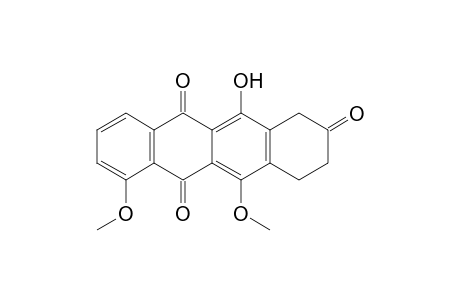 2,6,11(1H)-Naphthacenetrione, 3,4-dihydro-12-hydroxy-5,7-dimethoxy-