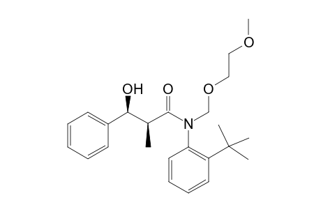 (Ra*,2S*,3R*)-N-(2-tert-Butylphenyl)-N-(2-methoxyethoxymethyl)-3-hydroxy-2-methyl-3-phenylpropionamide