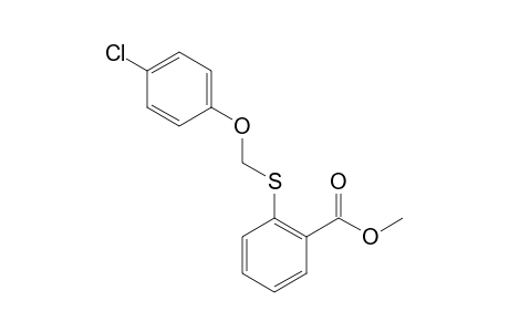 Benzoic acid, 2-[[(4-chlorophenoxy)methyl]thio]-, methyl ester