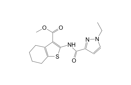 methyl 2-{[(1-ethyl-1H-pyrazol-3-yl)carbonyl]amino}-4,5,6,7-tetrahydro-1-benzothiophene-3-carboxylate