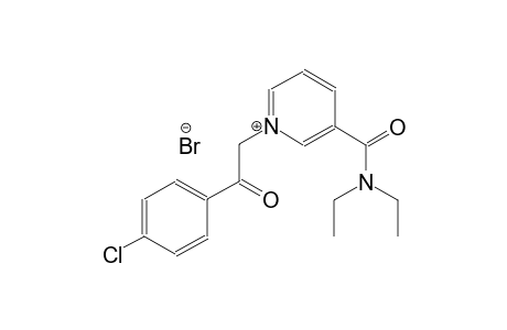 pyridinium, 1-[2-(4-chlorophenyl)-2-oxoethyl]-3-[(diethylamino)carbonyl]-, bromide