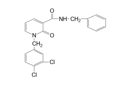 N-BENZYL-1-(3,4-DICHLOROBENZYL)-1,2-DIHYDRO-2-OXONICOTINAMIDE