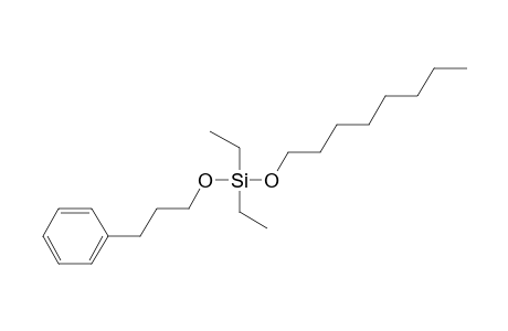 Silane, diethyloctyloxy(3-phenylpropoxy)-