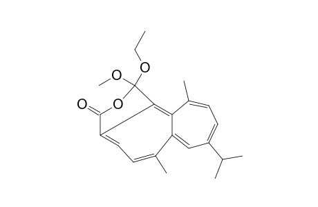 (PM,3RS)-3-Ethoxy-12-isopropyl-3-methoxy-9,15-dimethyl-4-oxatricyclo[8.5.0.0(2,6)]pentadeca-1,6,8,10,12,14-hexaen-5-one