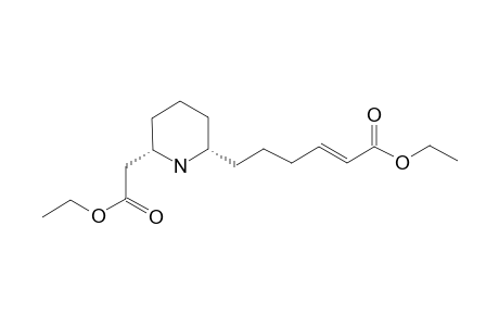 (E)-ETHYL-6-[(2R,6R)/(2S,6S)-6-(2-ETHOXY-2-OXO-ETHYL)-PIPERIDIN-2-YL]-HEX-2-ENOATE