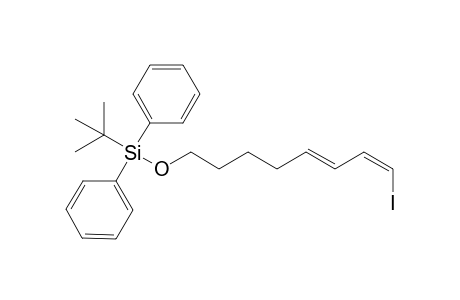 Tert-Butyldiphenyl-[(5E,7Z)-8-iodo-octa-5,7-dien-1-yloxy]silane
