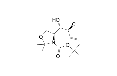 erythro-(1S,2S,4S)-4-(2-Chloro-1-hydroxybut-3-enyl)-2,2-dimethyloxazolidine-3-carboxylic acid tert-butyl ester