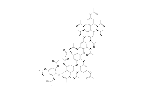 FUCOPENTAPHLORETHOL-E-HEXADECA-ACETATE;2,6,5'-TRIACETOXY-4-(2,4,6,2',4',6'-HEXAACETOXYBIPHENYLYL-3-OXY)-2'-(3,5-DIACETOXYPHENOXY)-3'-[2,6-DIACETOXY