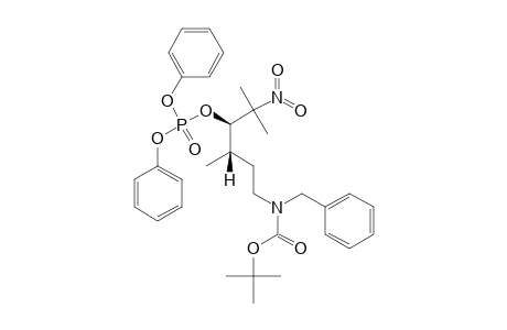 ANTI-N-BENZYL-N-(TERT.-BUTYLOXYCARBONYL)-3,5-DIMETHYL-5-NITRO-3-(DIPHENYLPHOSPHATOXY)-HEXYLAMINE