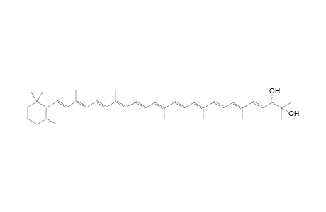 .beta.,.psi.-Carotene, 3',4'-didehydro-1',2'-dihydro-1',2'-dihydroxy-, (2'S)-