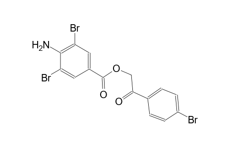 benzoic acid, 4-amino-3,5-dibromo-, 2-(4-bromophenyl)-2-oxoethyl ester