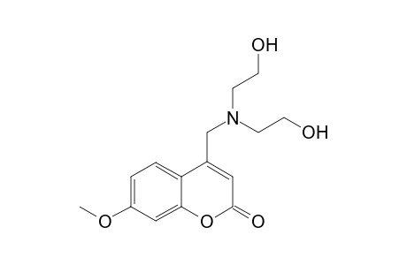 4-[N,N-Bis(2-hydroxyethyl)aminomethyl]-7-methoxycoumarin