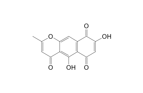 4H-Naphtho[2,3-b]pyran-4,6,9-trione, 5,8-dihydroxy-2-methyl-