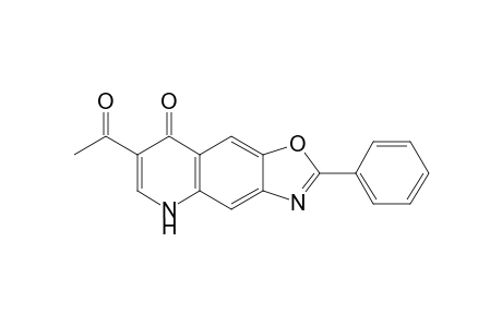 7-Acetyl-2-phenyl-8-oxo-oxazolo[5,4-g]quinoline