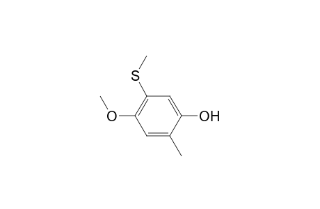 4-Methoxy-2-methyl-5-(methylthio)phenol