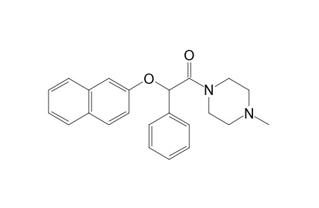 1-methyl-4-{[(2-naphthyl)oxy]phenylacetyl}piperazine