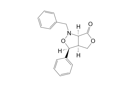 (3S,3aS,6aR)-Tetrahydro-3-phenyl-1-(phenylmethyl)-1H,6H-furo[3,4-c]isoxazol-6-one
