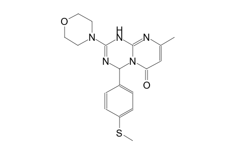 6H-pyrimido[1,2-a][1,3,5]triazin-6-one, 1,4-dihydro-8-methyl-4-[4-(methylthio)phenyl]-2-(4-morpholinyl)-
