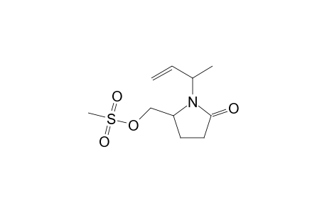1-(1-Methyl-2-propenyl)-5-hydroxymethyl-2-pyrrolidinone methanesulfonate