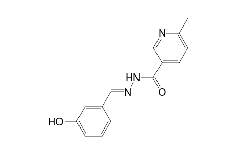N'-[(E)-(3-Hydroxyphenyl)methylidene]-6-methylnicotinohydrazide