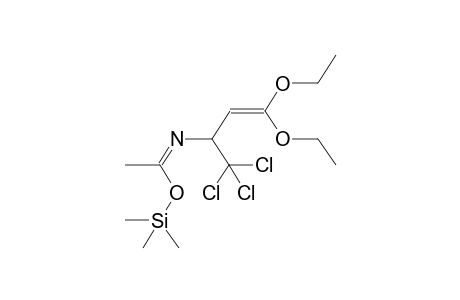6,6-DIETHOXY-2-TRIMETHYLSILOXY-4-TRICHLOROMETHYL-3-AZAHEXA-2,5-DIENE