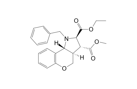 2-Ethyl 3-Methyl (2R*,3R*,3aR*,9bR*)-1-Benzyl-1,2,3,3a,4,9b-hexahydrochromeno[4,3-b]pyrrole-2,3-dicarboxylate