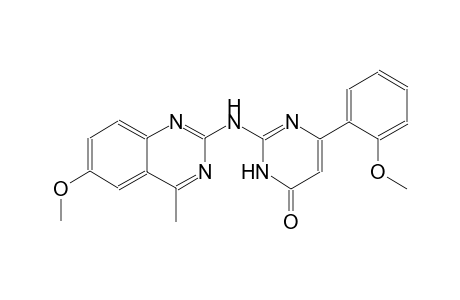 4(3H)-pyrimidinone, 2-[(6-methoxy-4-methyl-2-quinazolinyl)amino]-6-(2-methoxyphenyl)-