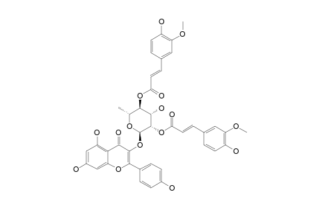 KAEMPFEROL-3-O-ALPHA-L-(2'',4''-DI-E-FERULOYL)-RHAMNOPYRANOSIDE