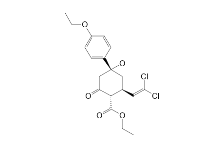 (1S,2R,4R)-2-(2,2-dichlorovinyl)-4-(4-ethoxyphenyl)-4-hydroxy-6-keto-cyclohexane-1-carboxylic acid ethyl ester
