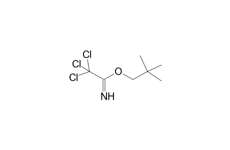 Trichloroacetimidoneopentanol