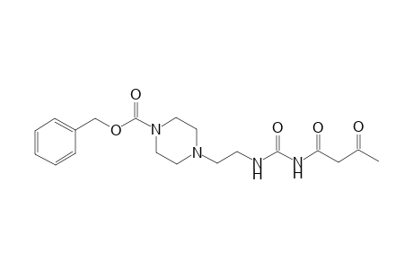 1-[2-(1-Benzyloxycarbonylpiperazinyl)-1-ethyl]-3-acetoacetylurea