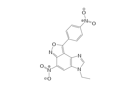 3-Ethyl-5-nitro-8-(4-nitrophenyl)-3H-imidazo[4,5-e]-[2,1]benzoxazole